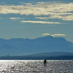 "Ich will da rauf!" - Dreikönigstag 2014 am Ammersee/ vor der Zugspitze -