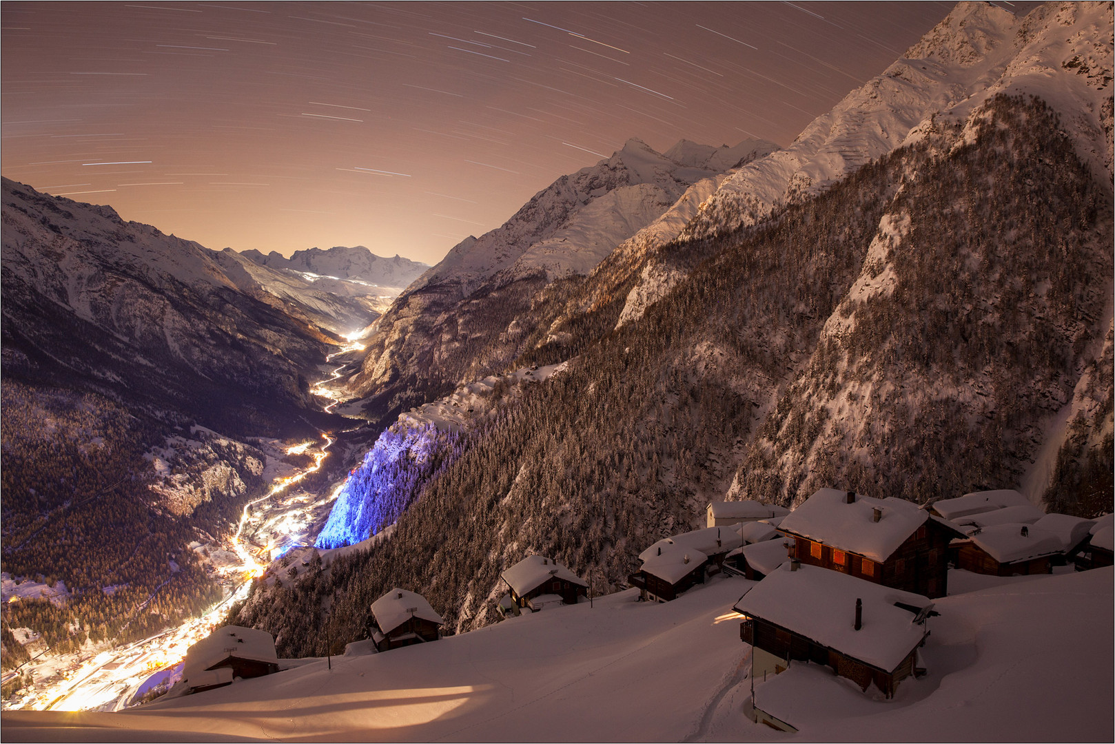 Ich wohne in einer Gegend wo andere Ferien machen. Schweiz / Wallis / Region Oberwallis