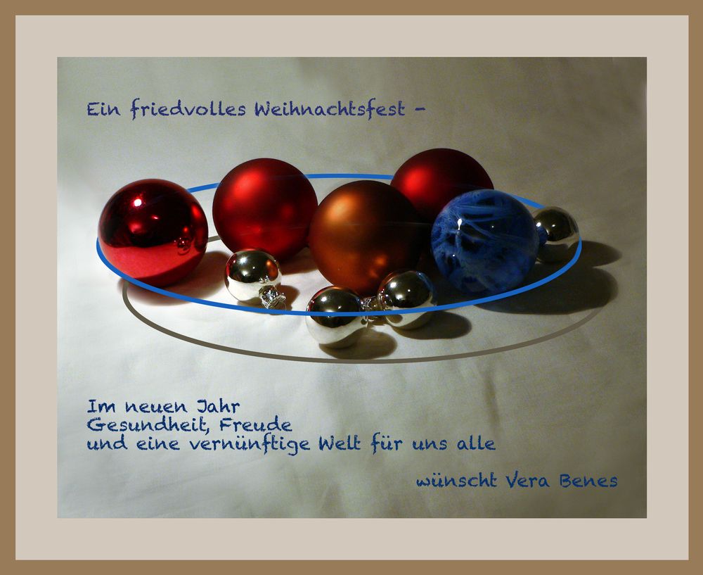 Ich wünsch´ you a merry Christmas and a happy new Year