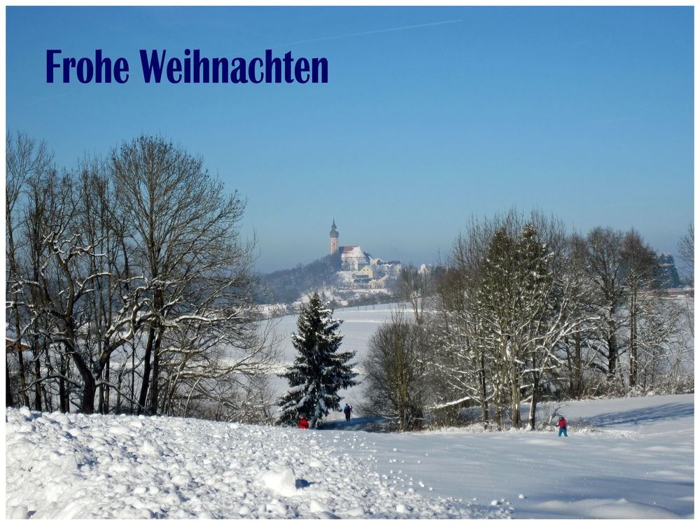 Ich wünsche ein schönes und besinnliches Weihnachten Foto &amp; Bild