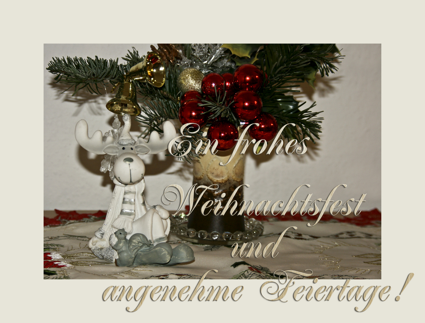 Ich wünsche Euch allen, Foto & Bild gratulation und feiertage