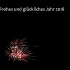 Ich wünsche Euch allen ein frohes neues Jahr 2018