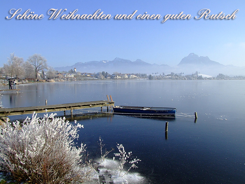 Ich wünsche euch allen ruhige Weihnachten und einen stressfreien Rutsch!