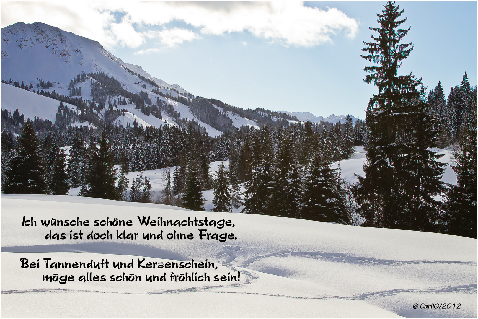 Ich wünsche euch schöne Weihnachtstage.... Foto & Bild jahreszeiten