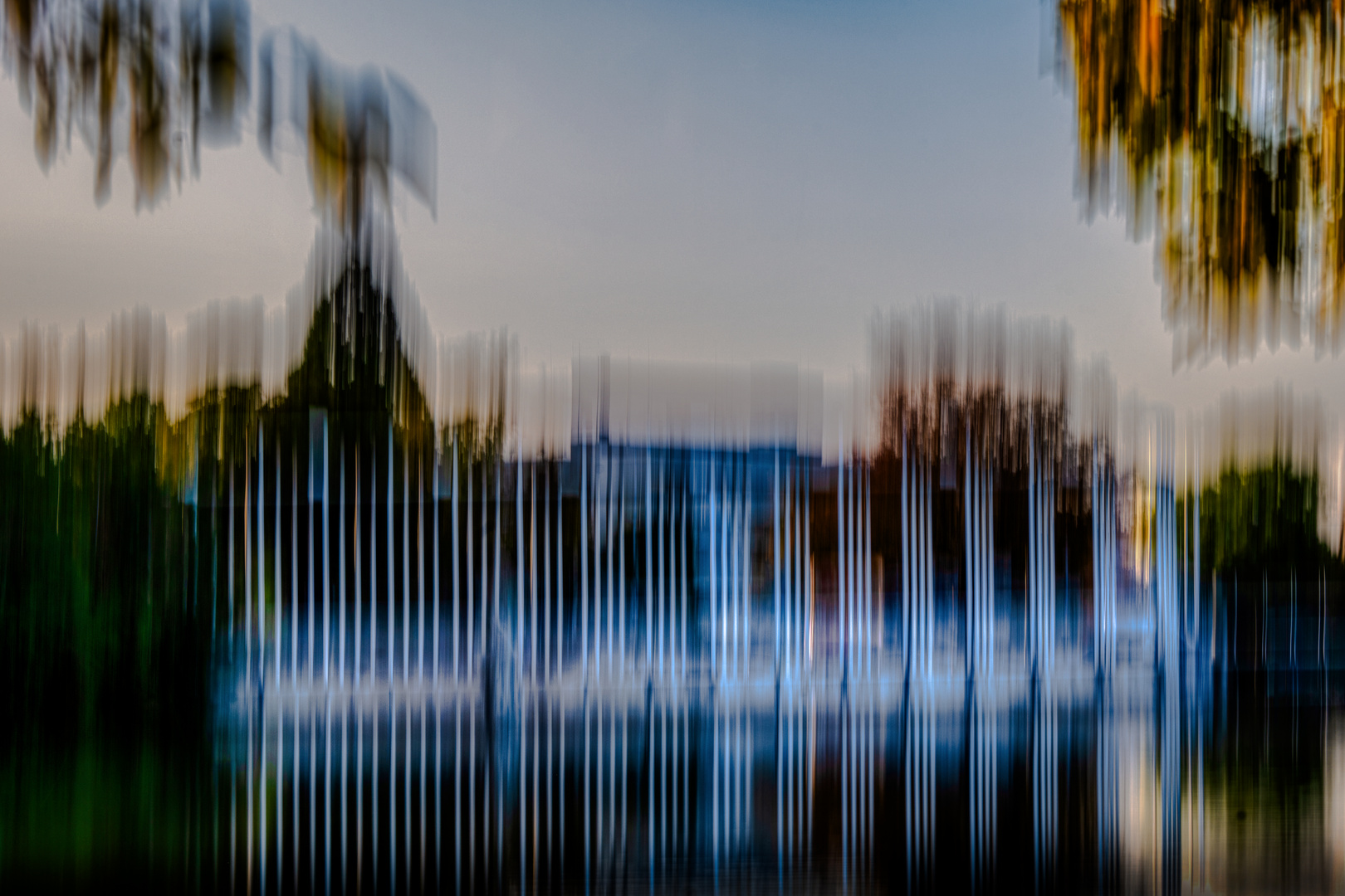 ICM Wandelhalle Böblinger See - Blaue Stunde