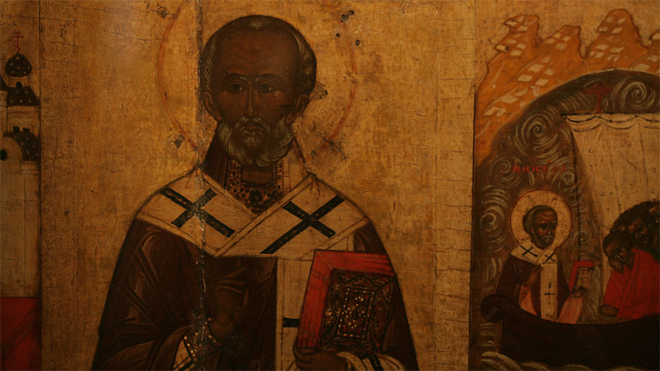 Icon Detail, St. Basil's Cathedral, Moscow / RUS