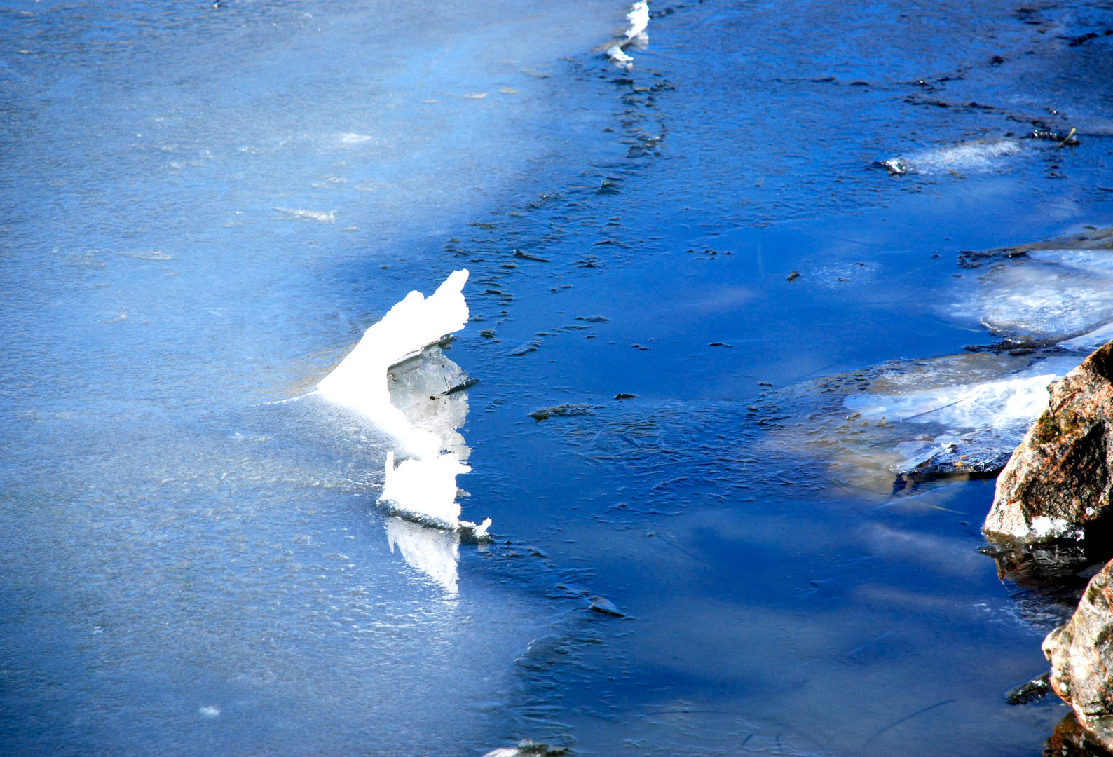 Icy blue