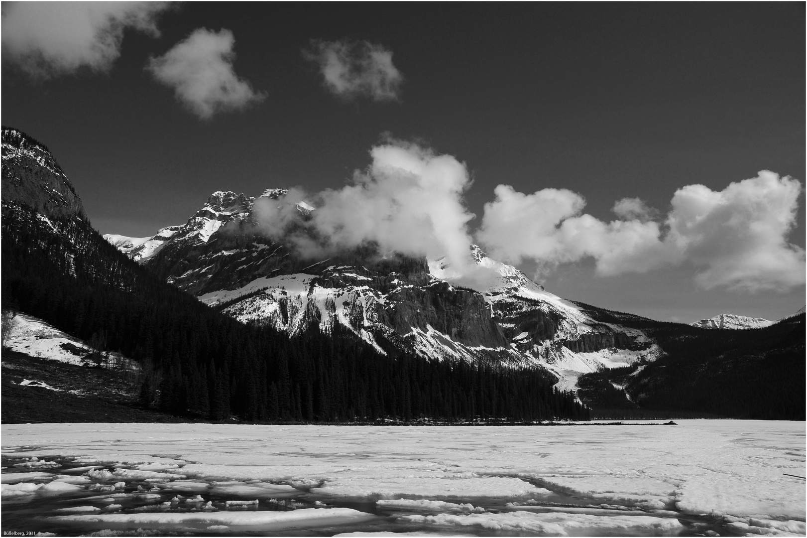 Icy Emerald Lake