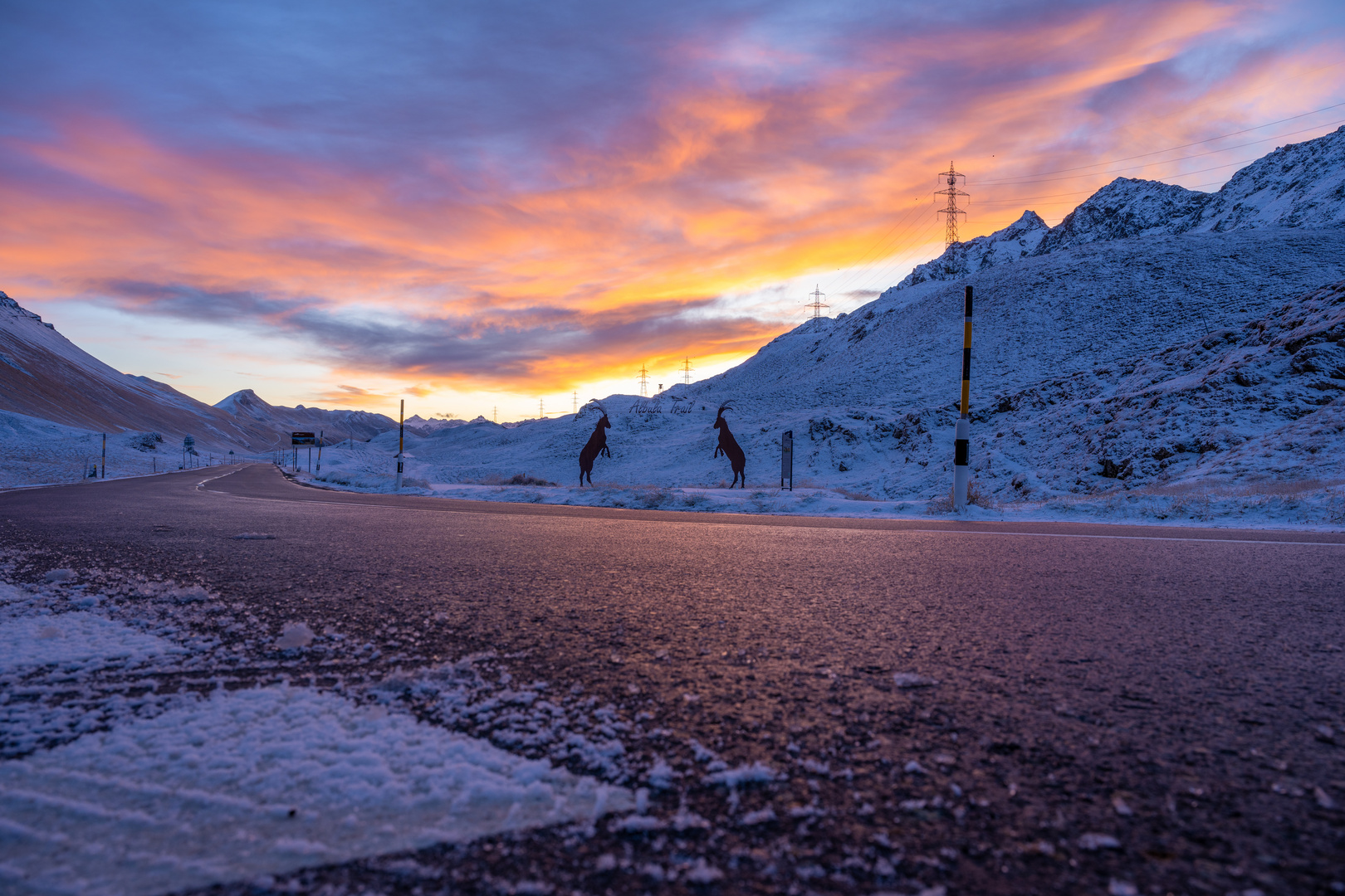 Icy road