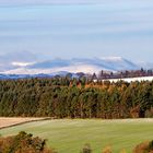 Icy snow covering Dundee's Sidlaw hills