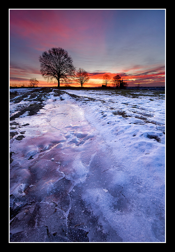 Icy sunrise