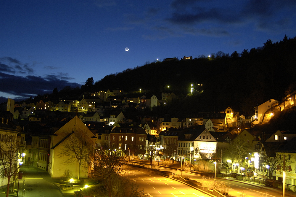 Idar oberstein bei nacht