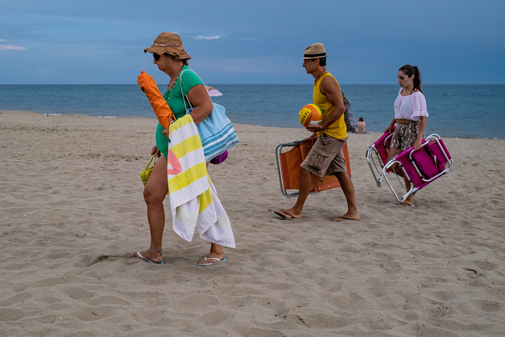 Idillio familiare sulla Lido di Ostia