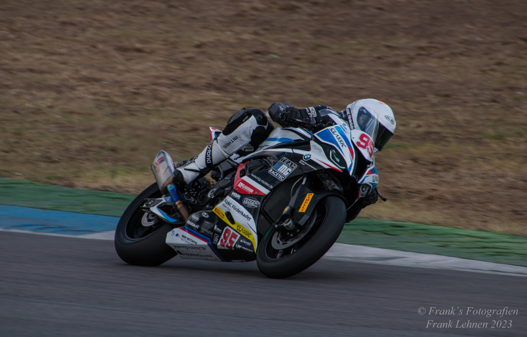 IDM Finale am Hockenheimring 2023 -  Leon Franz, BMW 1000 RR, MG RaceTec