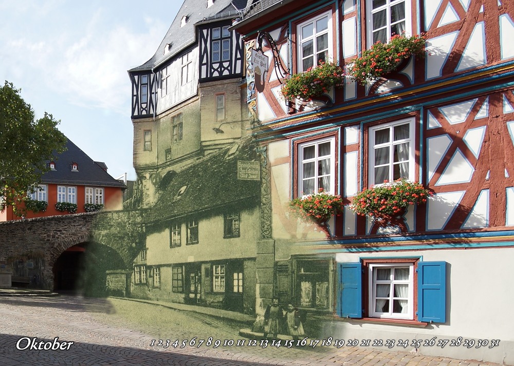 Idstein -Fenster in die Vergangenheit