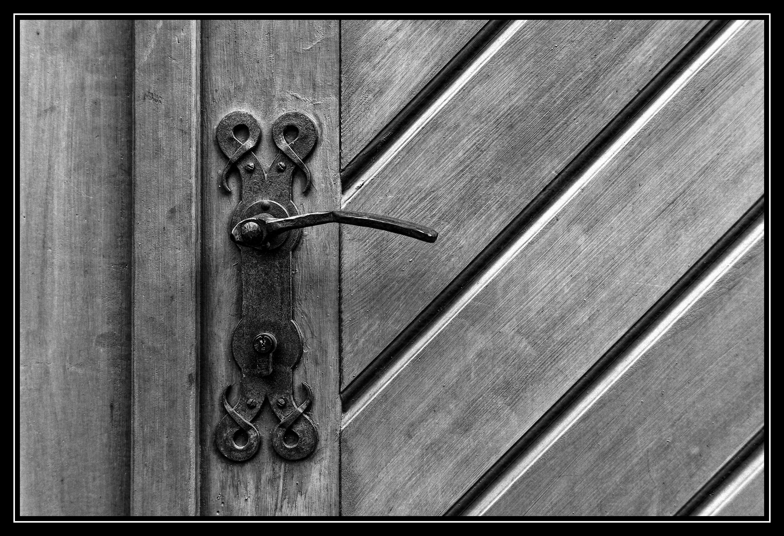 Idsteiner Details in Schwarzweiß