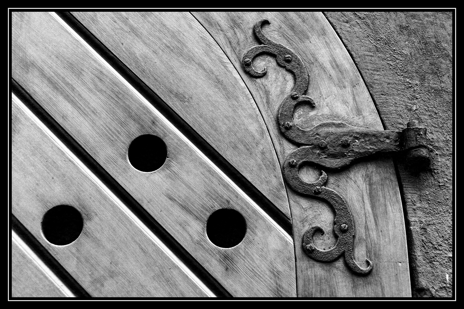 Idsteiner Details in Schwarzweiß