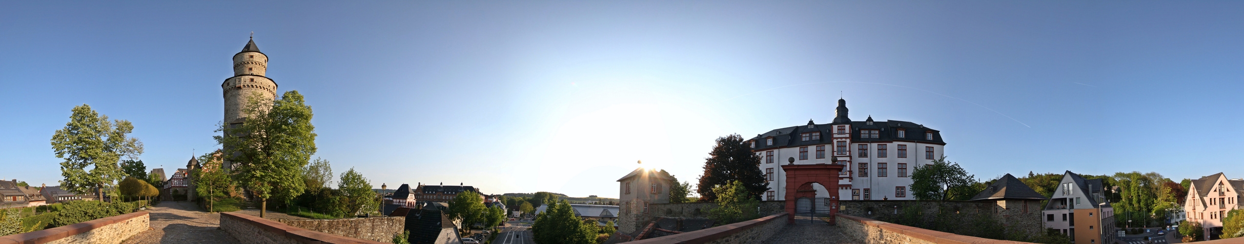 Idsteiner Schlossbrücke nicht ganz 360 Grad