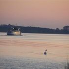 Idylische Schlei am Abend