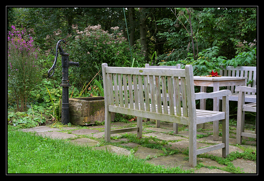 Idyll im Klostergarten Amelungsborn