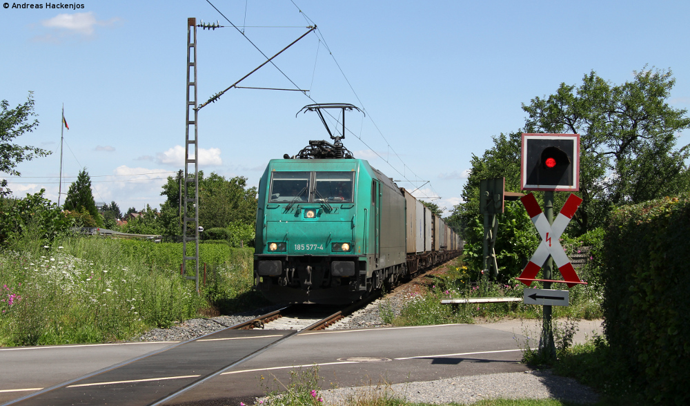 Idyll in der Ausfahrt des Karlsruhe Gbf