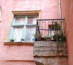 Idyll in einem Hinterhof von Lyon