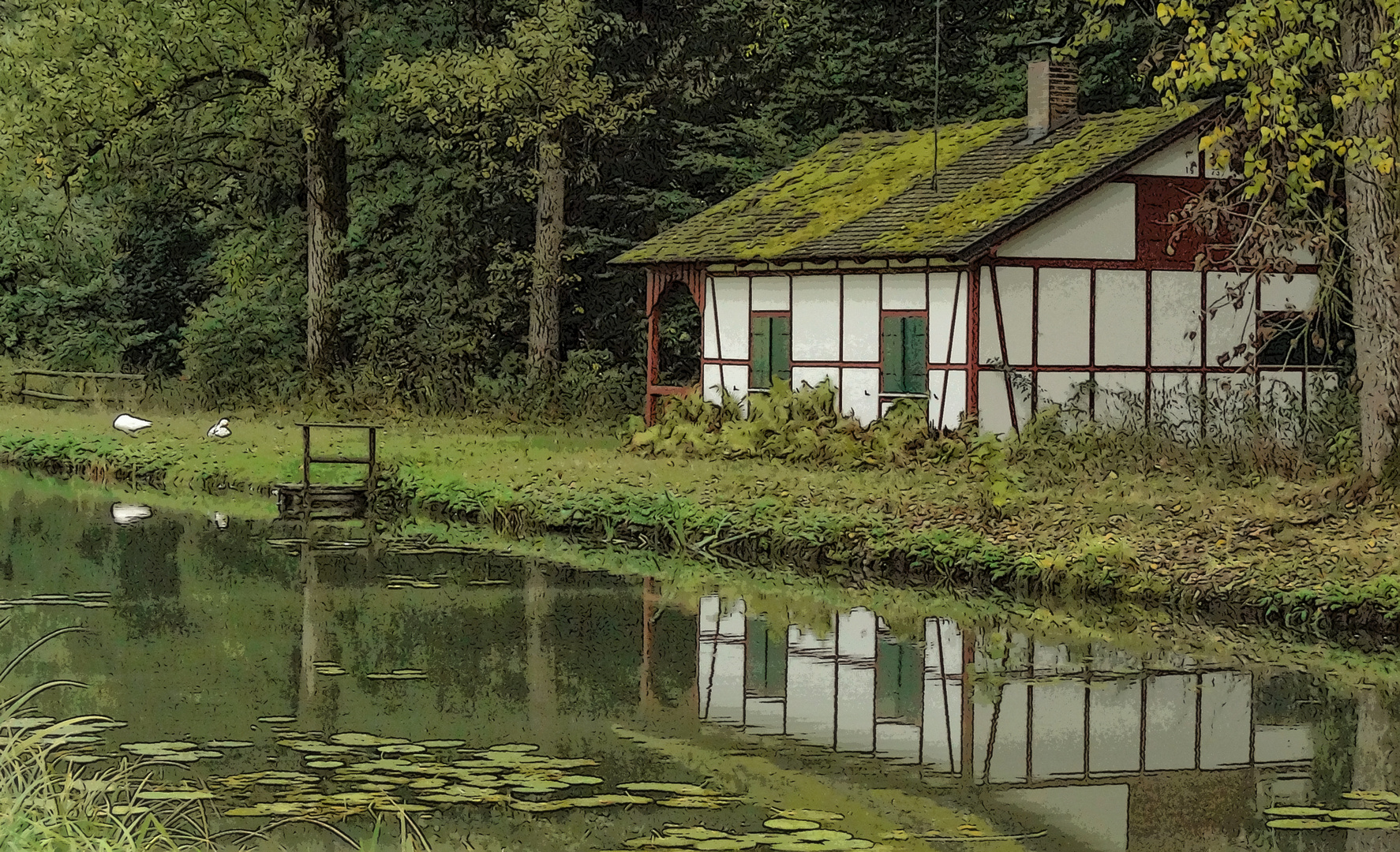 Idylle am alten Kanal