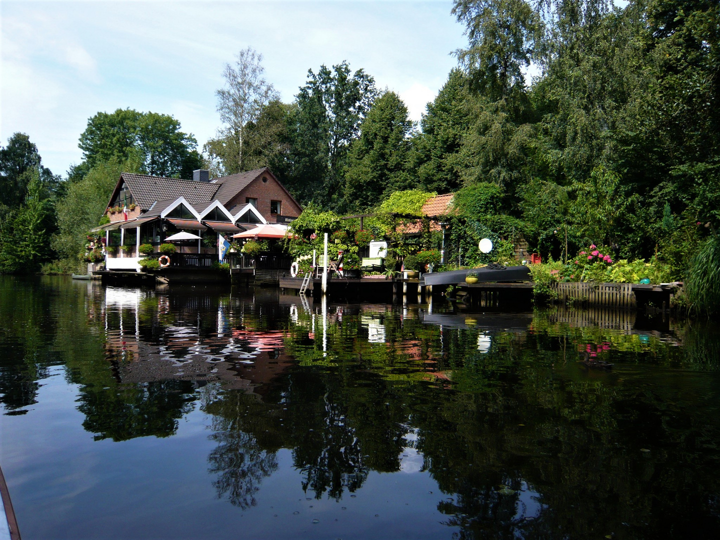 Idylle am Burggraben in Stade