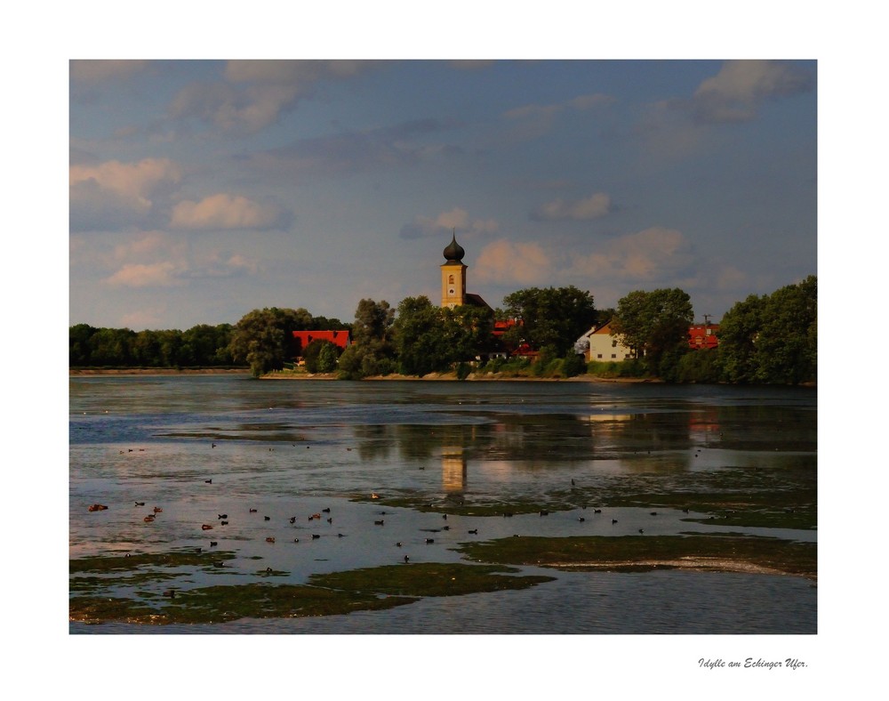 Idylle am Echinger Ufer