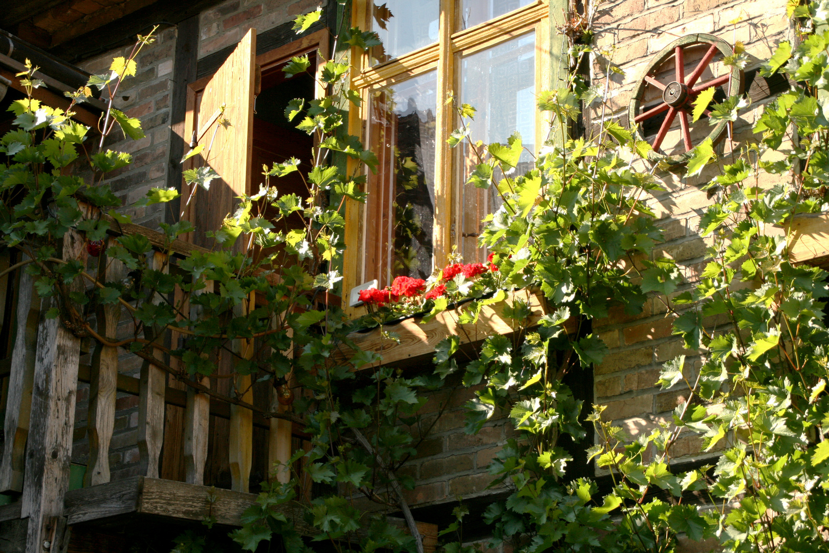 Idylle am Fachwerk