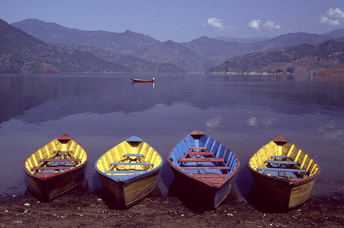 Idylle am Fewa-Lake (Pokhara, Nepal)