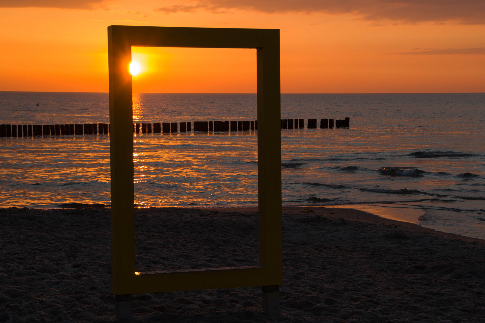 Idylle am Strand von Zingst