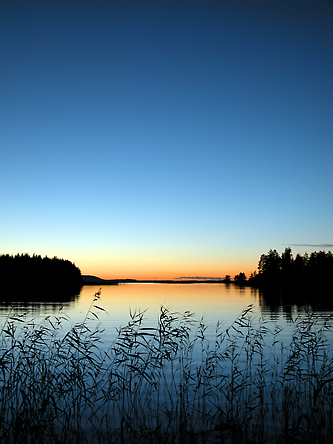 Idylle am Suvasvesi-See, Finnland