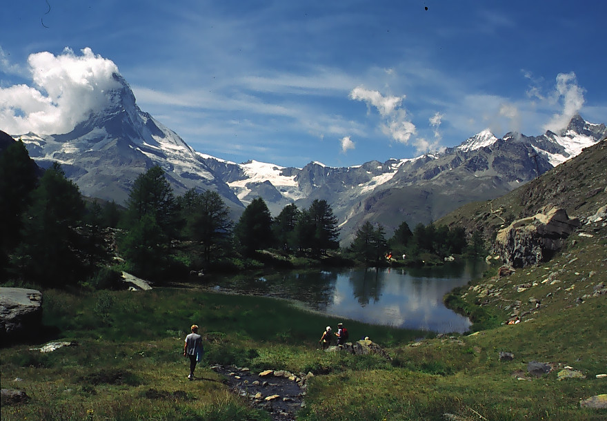 Idylle auf der Findeln Alp