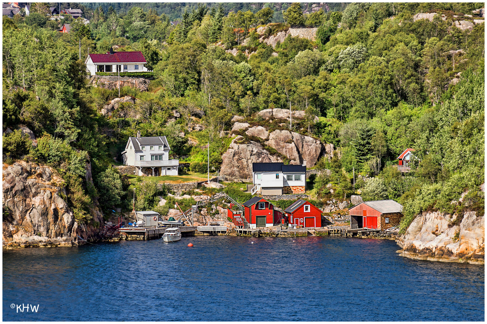 Idylle bei Bergen