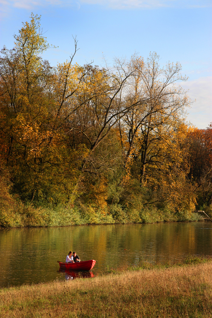 Idylle im Herbst am See