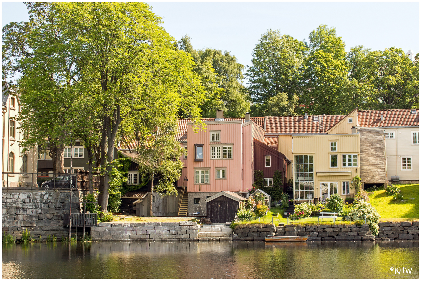 Idylle in Trondheim (Norwegen)