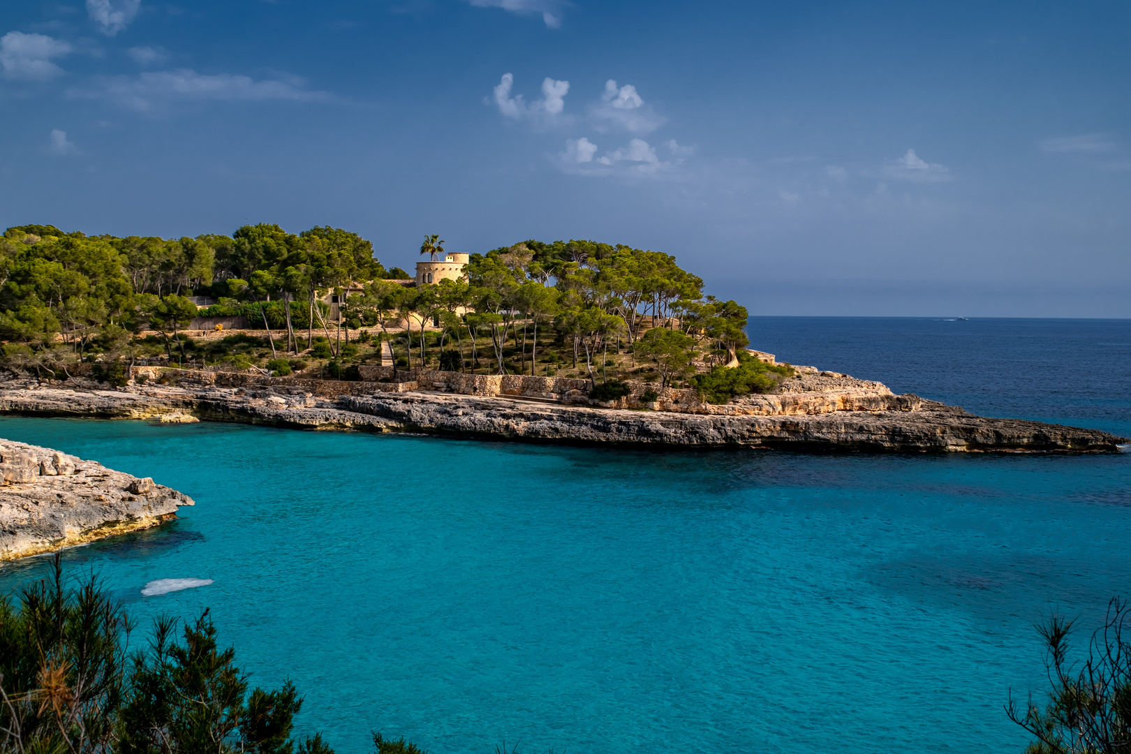 Idylle mit türkisen Wasser