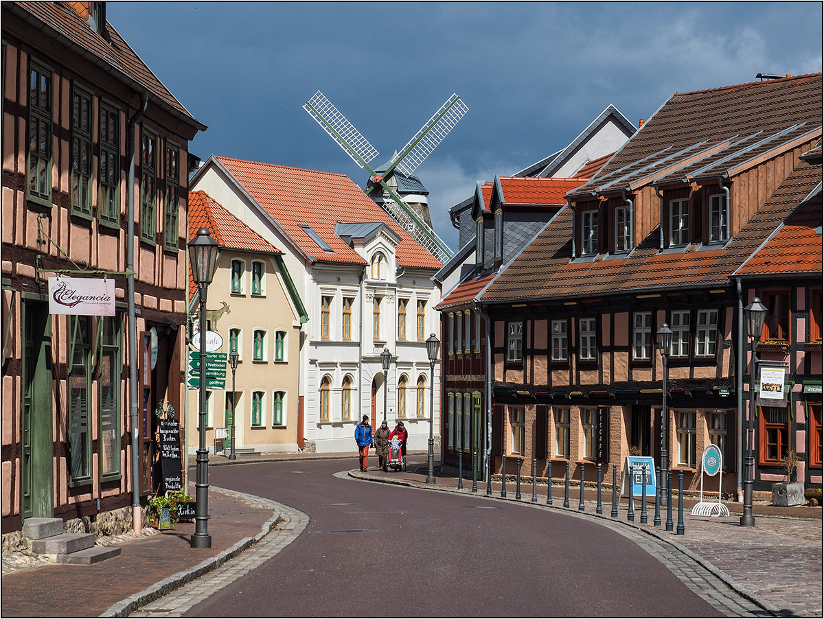 Idylle mit Windmühle