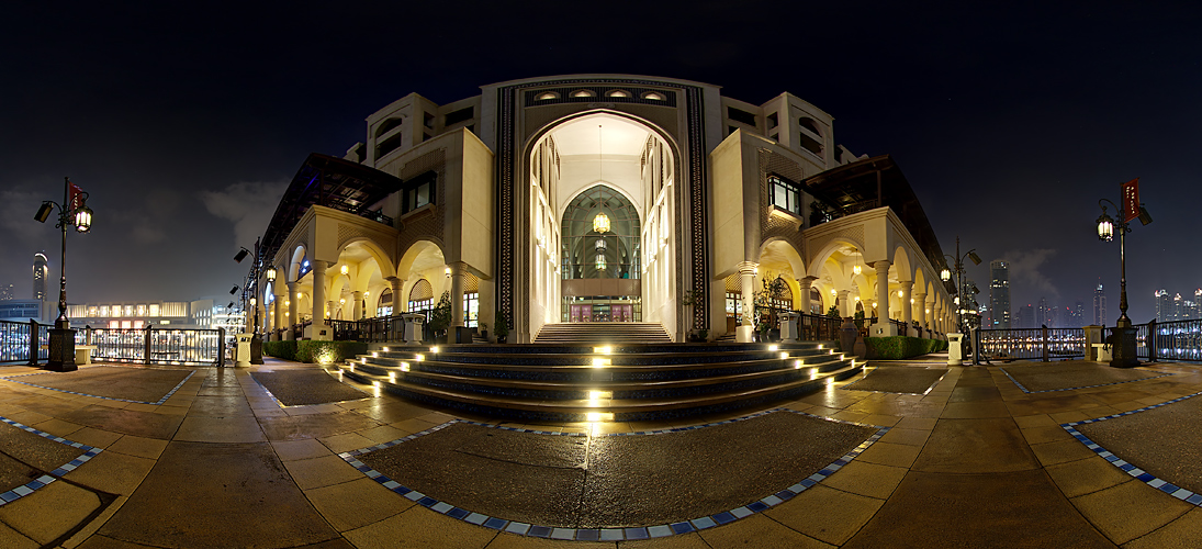 Idyllische Abendstimmung in Dubai