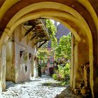 Idyllische Altstadt in Schäßburg (Sighisoara)