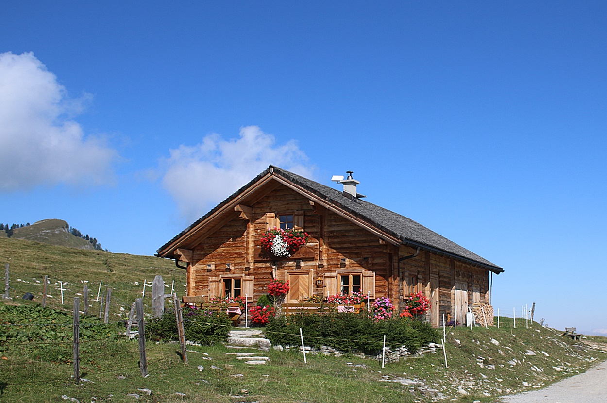 Idyllische Berghütte