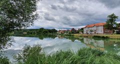 Idyllische Dorflandschaft