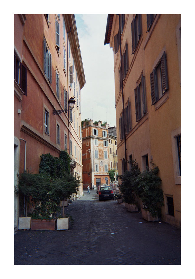 Idyllische Gasse in Rom