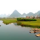 Idyllische Landschaft in China