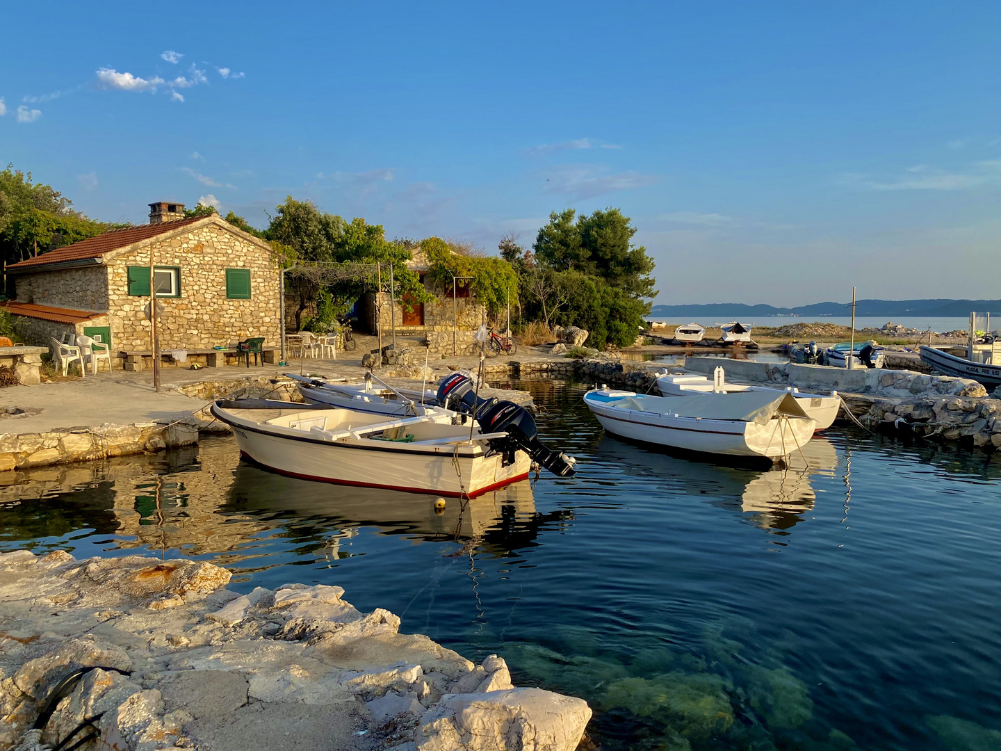 Idyllischer Fischerhafen, Kroatien 