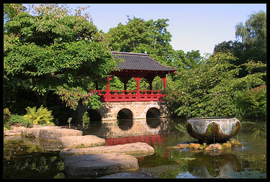 idyllischer Garten