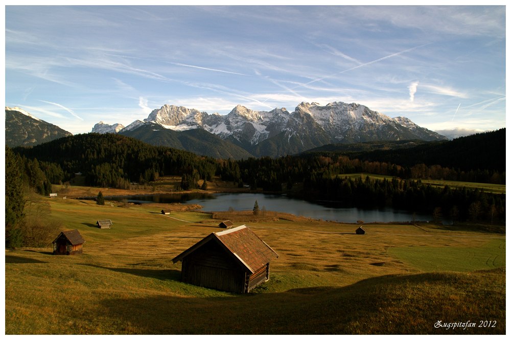 Idyllischer Geroldsee im Herbst