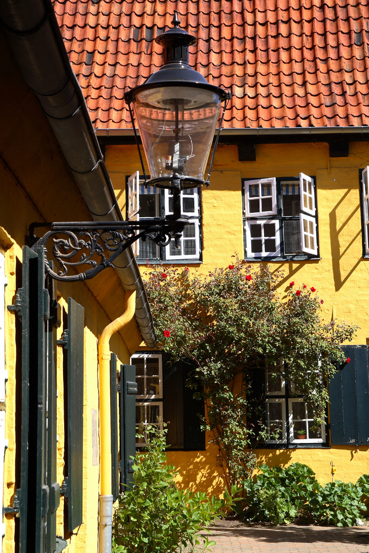 Idyllischer Hof in Lübeck