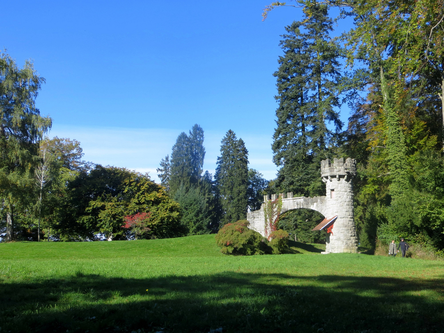 Idyllischer Park ...